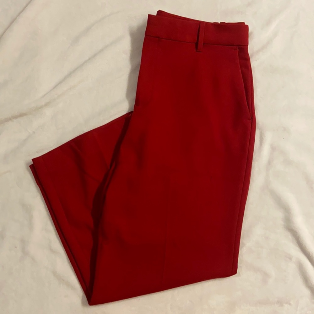 🔻🔺GAP red high rise wide leg crop pants